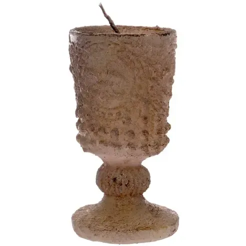 Vasenkerze - gold - 12 cm