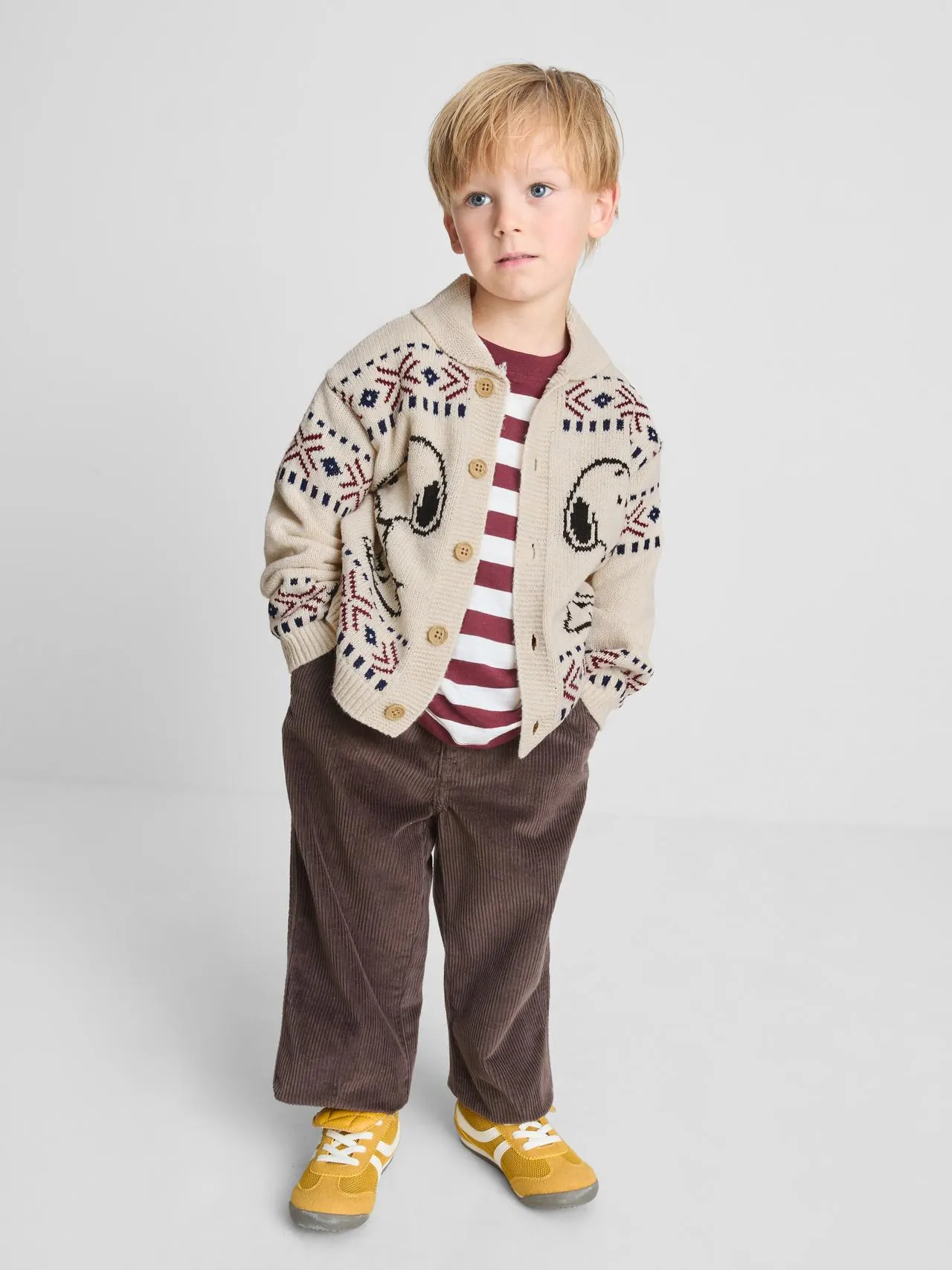 1–9 ans | Gilet à col Peanuts Snoopy