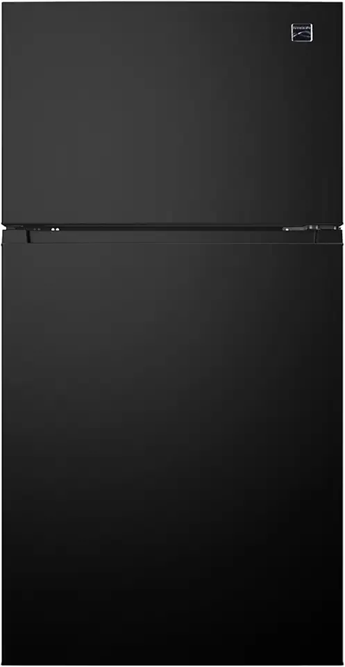 Kenmore 33 in. 20.4 cu. ft Capacity Refrigerator/Freezer with Full-Width Adjustable Glass Shelving, Humidity Control Crispers, Ice Maker, ENERGY STAR Certified, Black