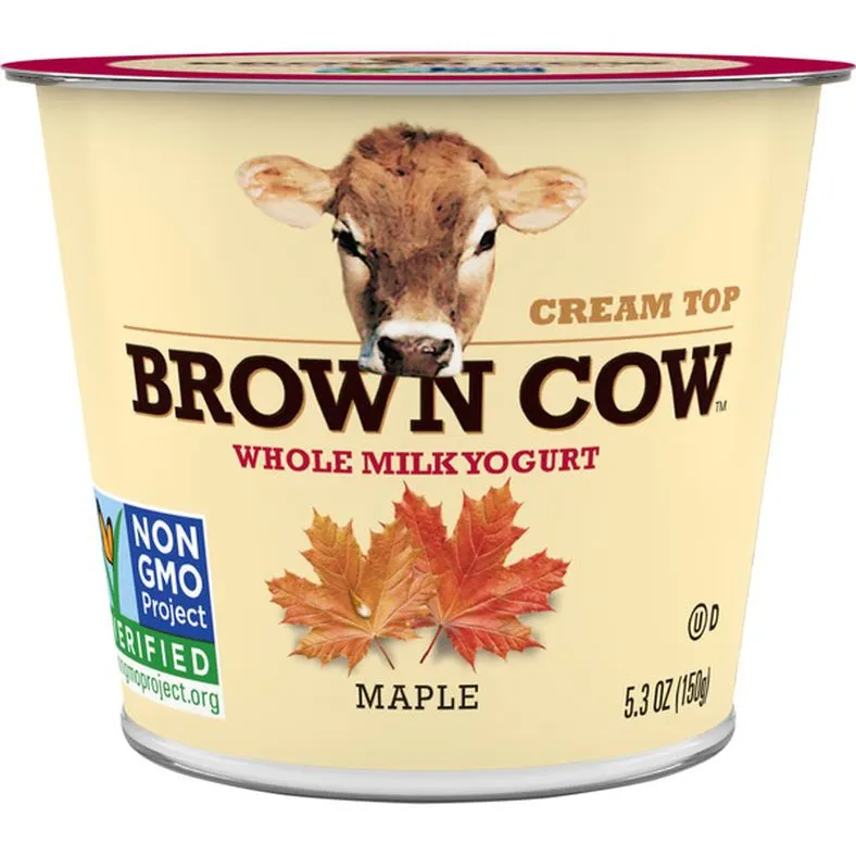 Brown Cow® Cream Top Whole Milk Yogurt Maple