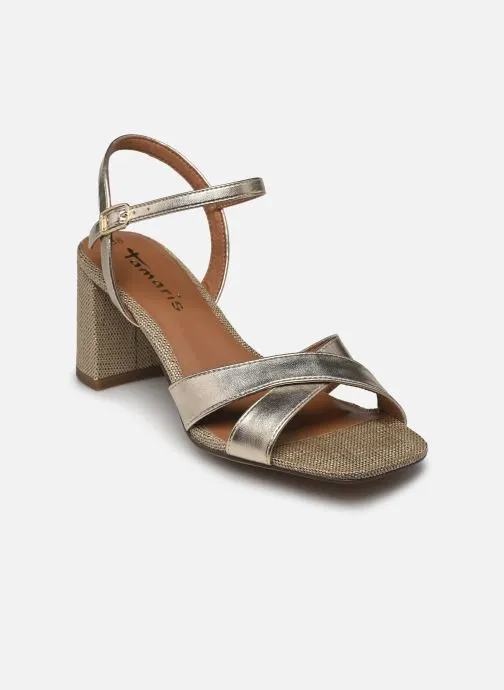 Sandalen 28320-44 dames goud en brons