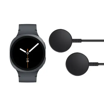 Samsung Galaxy Watch8 44mm Smartwatch with Two Wireless Fast Chargers
