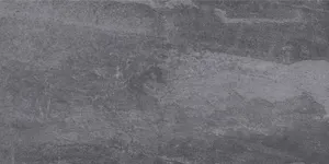 Suelo porcelánico Caletta efecto piedra gris antracita 30x60 cm C3 ARTENS