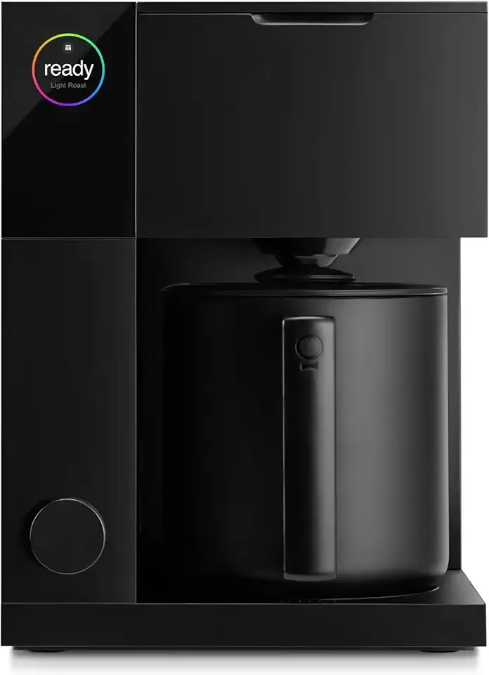 Fellow Aiden Precision Drip Coffee Maker, Thermal Carafe, Perfect Temperature Control, Bloom Cycle, Single Serve to 10 Cup Capacity, Matte Black