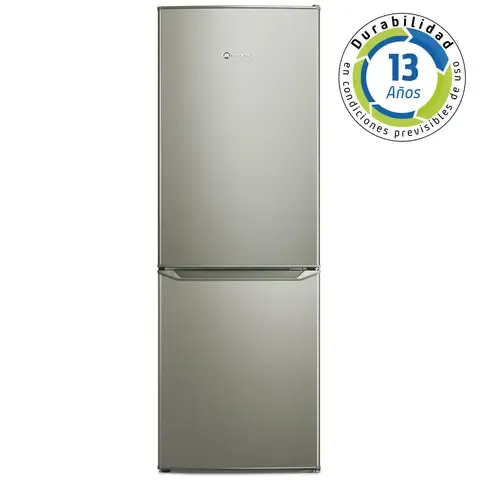 Refrigerador Bottom Freezer Frío Directo 179 Litros Inox MED165S