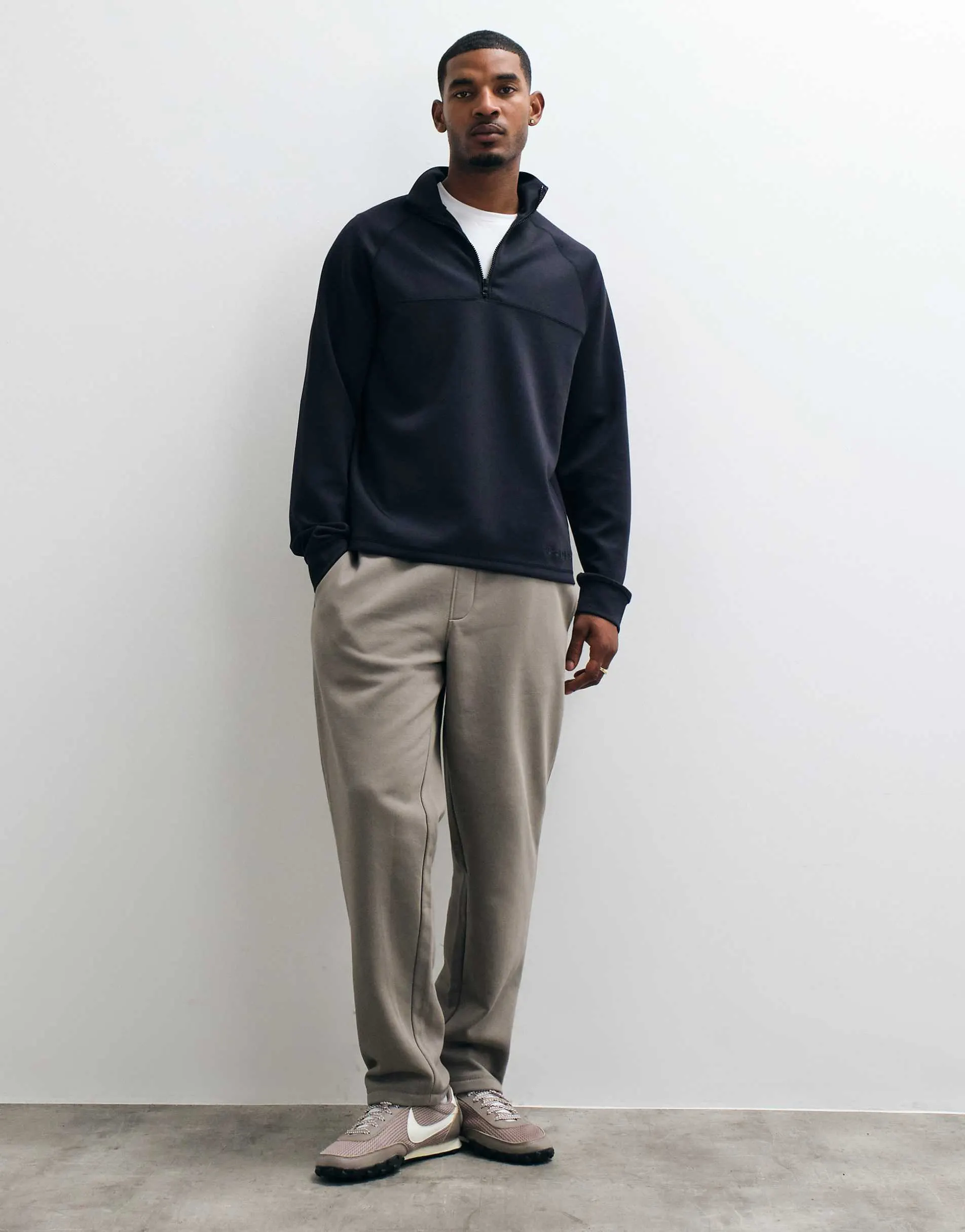 ASOS DESIGN essentials straight leg joggers in hematite