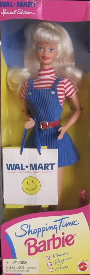 BARBIE SHOPPING TIME DOLL Special Edition WAL*MART (1997)