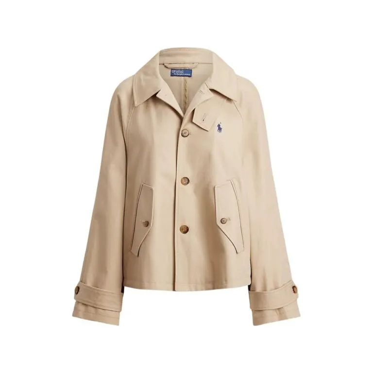 Cotton Twill Jacket - Beige