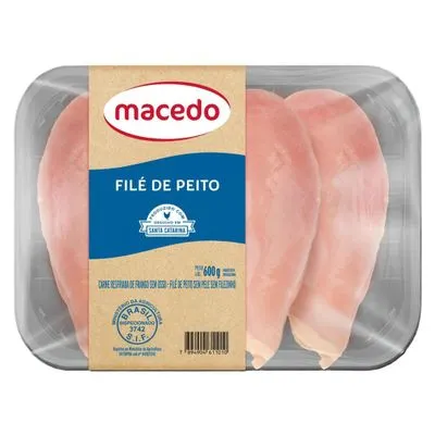 filé de peito macedo resfriado 600g