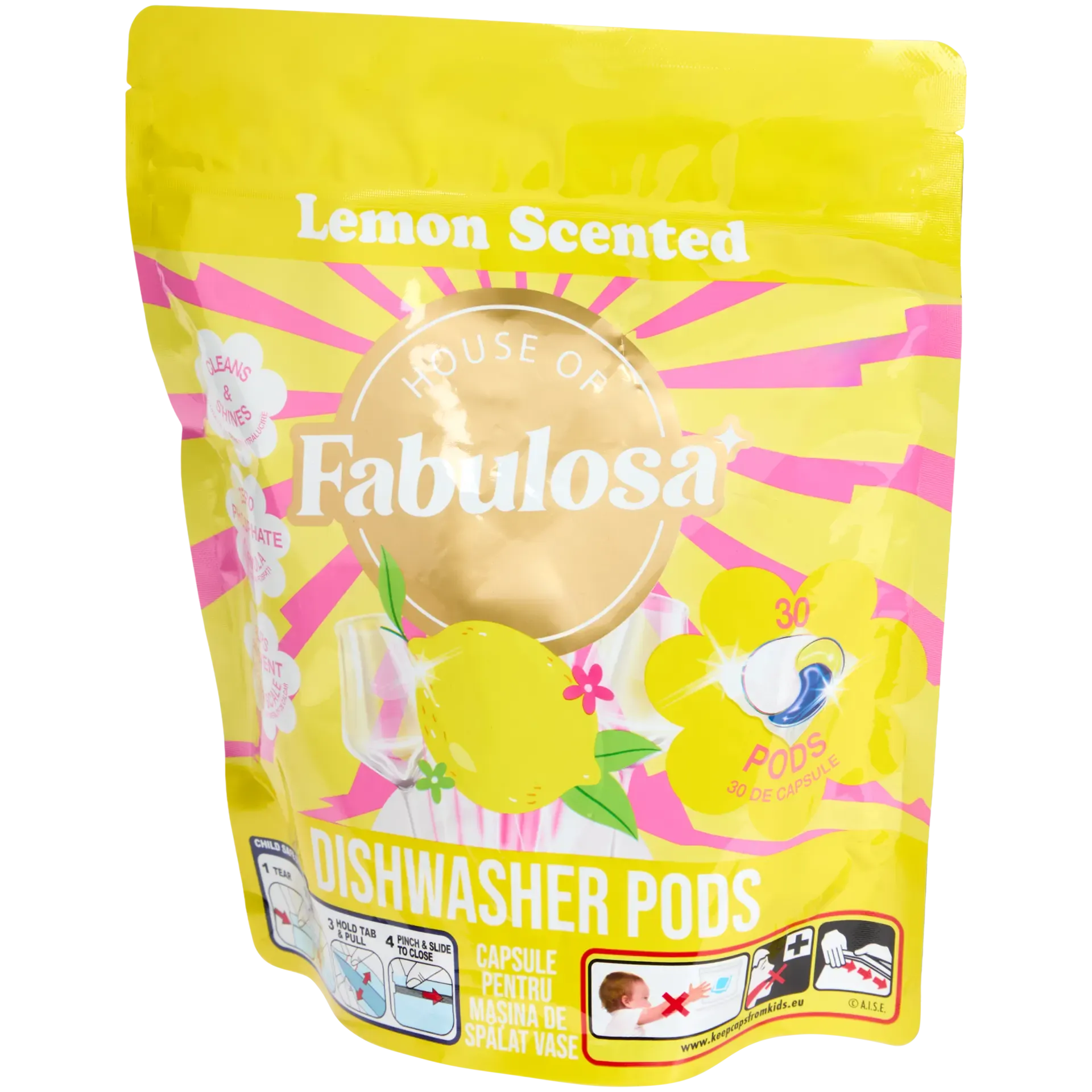 Pastiglie per lavastoviglie Fabulosa Lemon