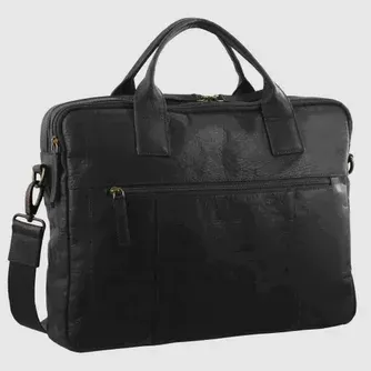 Pierre Cardin Rustic Leather Computer Bag