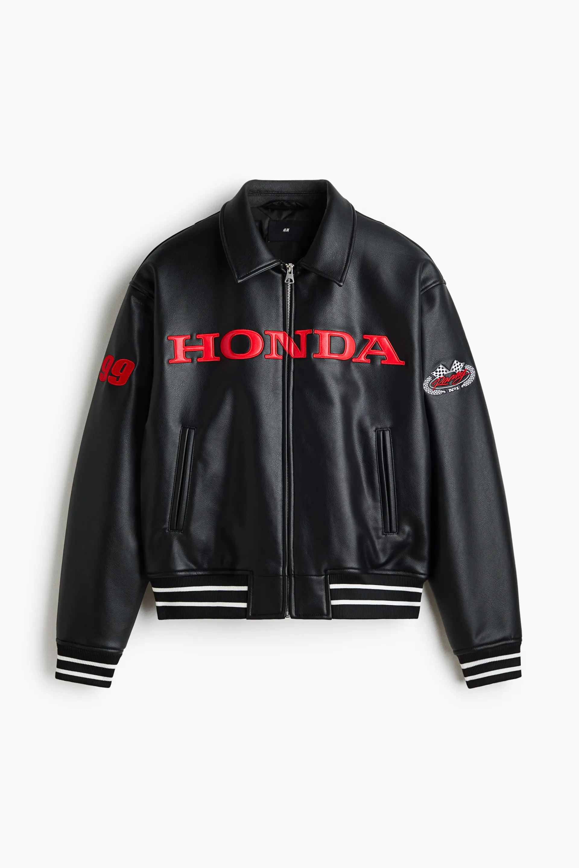 Chamarra de baseball con diseño