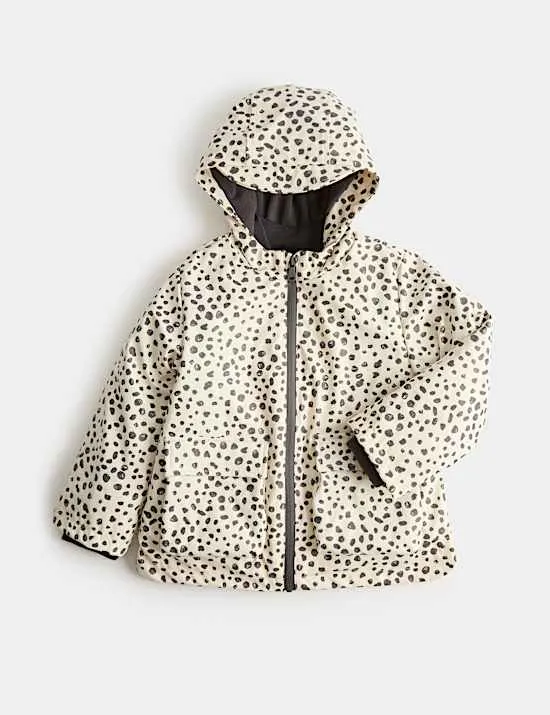 Dalmatian Print 3 in 1 Fisherman Coat (2-8 Yrs)