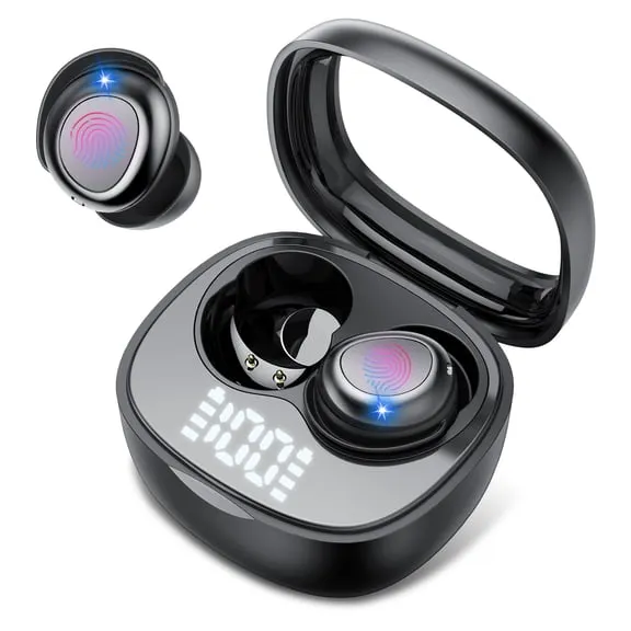 Deal, Sleep Ear Buds, Bluetooth 5.4 Ultra-Mini Sleep Earbuds for Side Sleepers, Hi-Fi Stereo 3D Bass Noise Cancelling Wireless headphones, 53H Playtime with IP7 Waterproof LED Earphones, USB C $18.48 Was $159.99