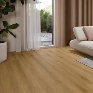 SPC effetto legno Sp 5 mm con sottopavimento integrato Prizma Giba 2,53 m²