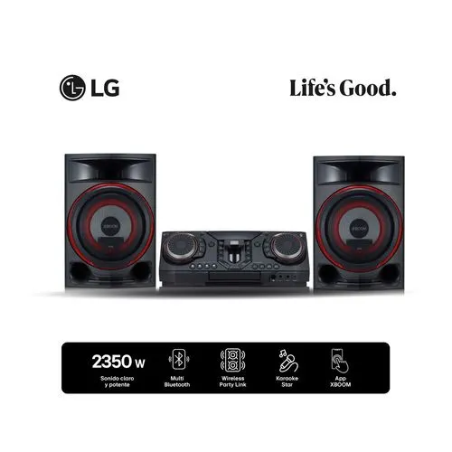 Minicomponente LG Cl87 Pmpo 2350w Usb Aux Bt