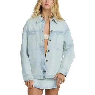 Chemise à manches longues Jade Salwashed pour femme