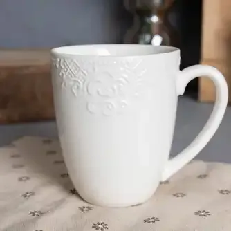 Hampton & Mason Everleigh New Bone Coffee Mug 370ml