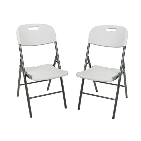 2er-Set Klappstuhl MUFARO - weiß - klappbar
