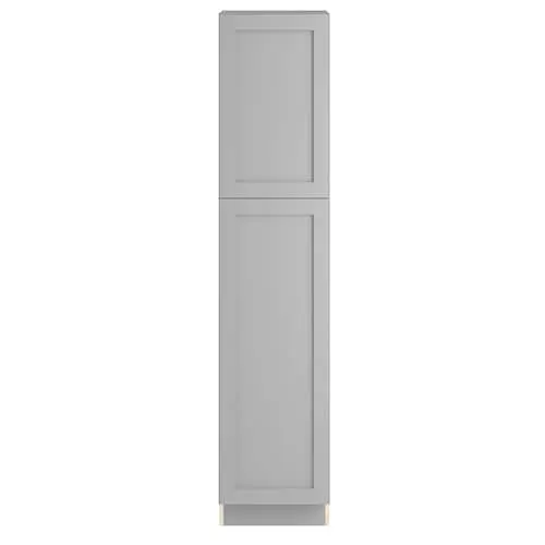Edson 18 in. W x 84 H x 25 D Assembled Kitchen Pantry Cabinet, Grey (T1884)