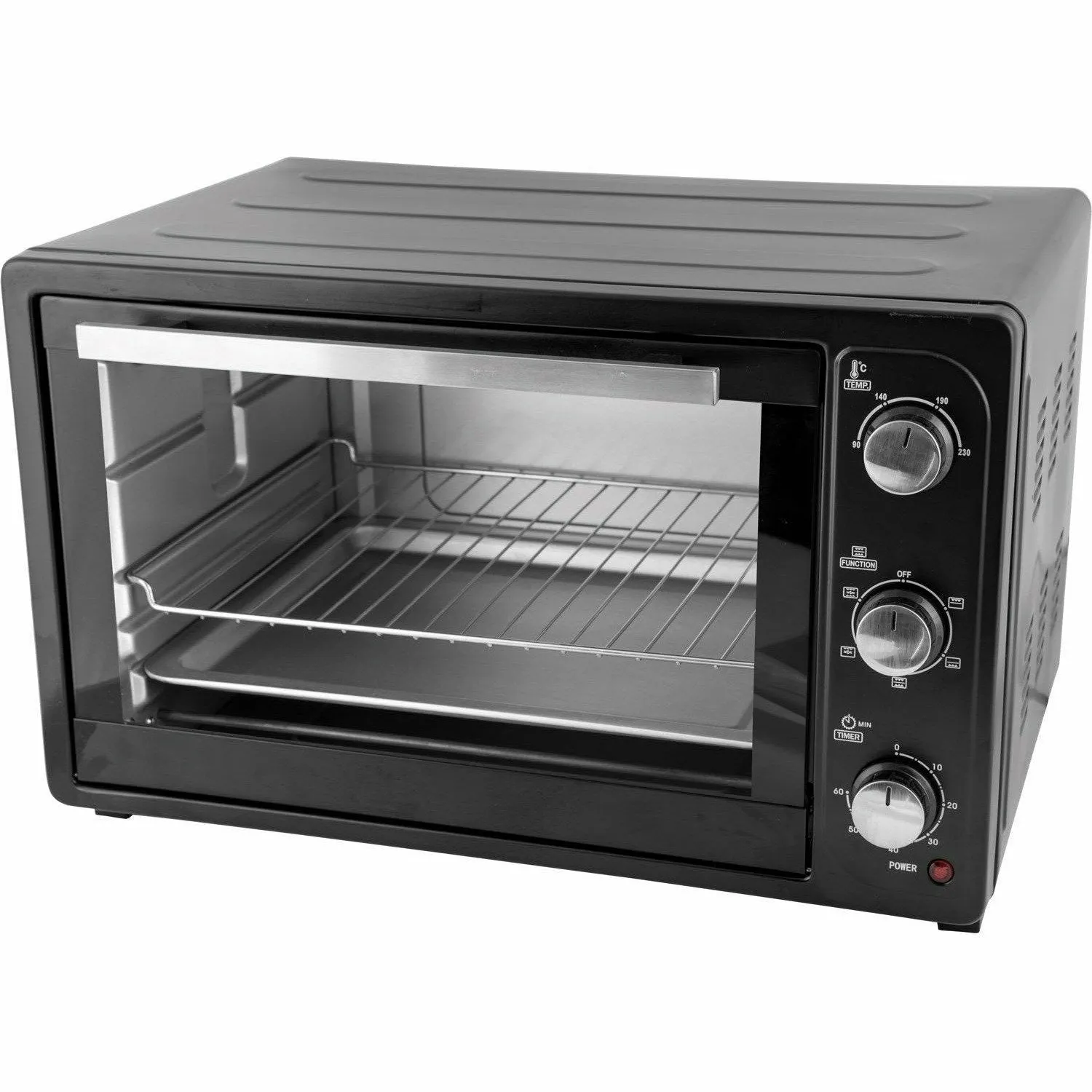 Forno elettrico ventilato Black Evolution 45 Litri 1800 Watt