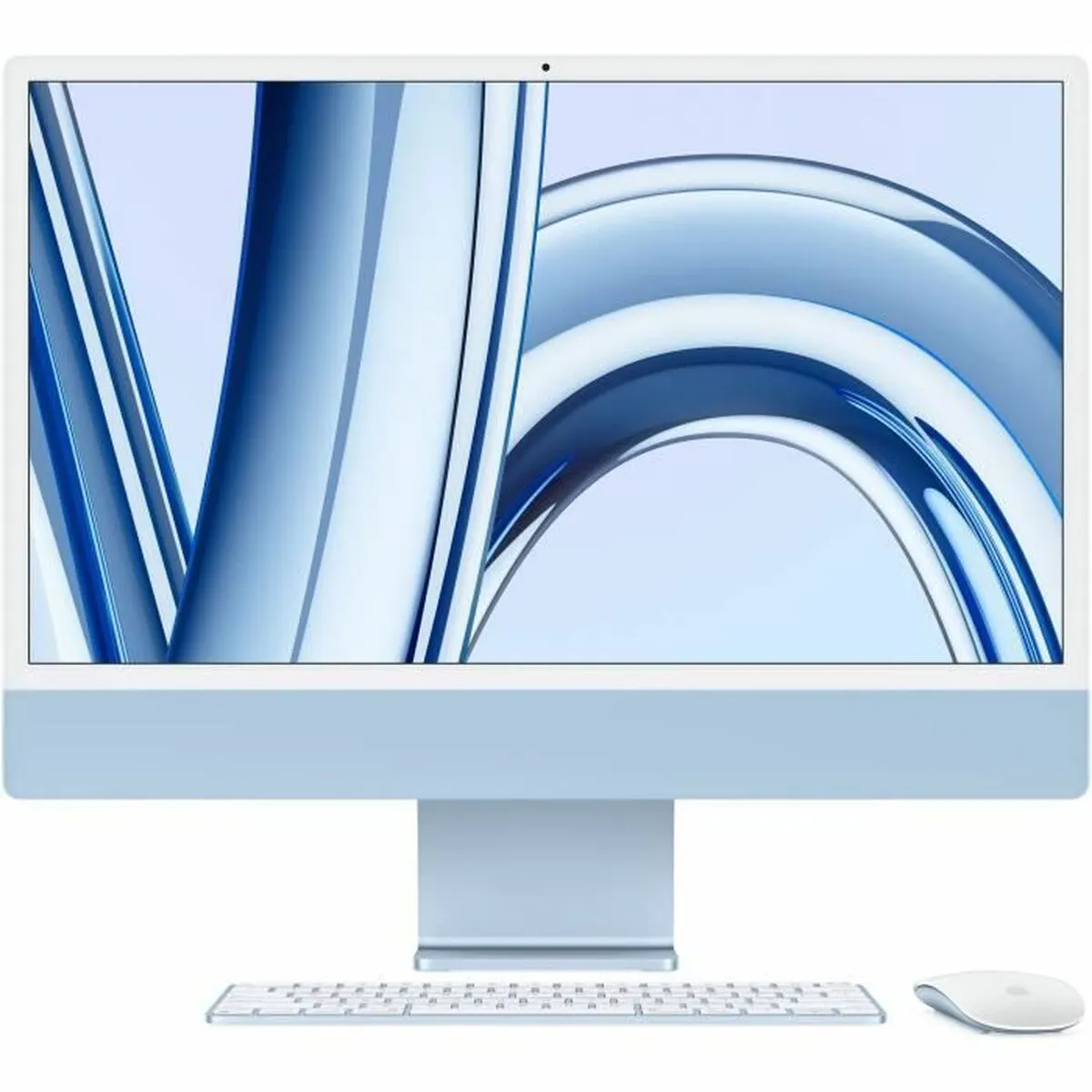 Apple iMac 24-inch (2023) - M3 8‑core CPU chip - 8‑core GPU - 256GB SSD - Blauw - AZERTY