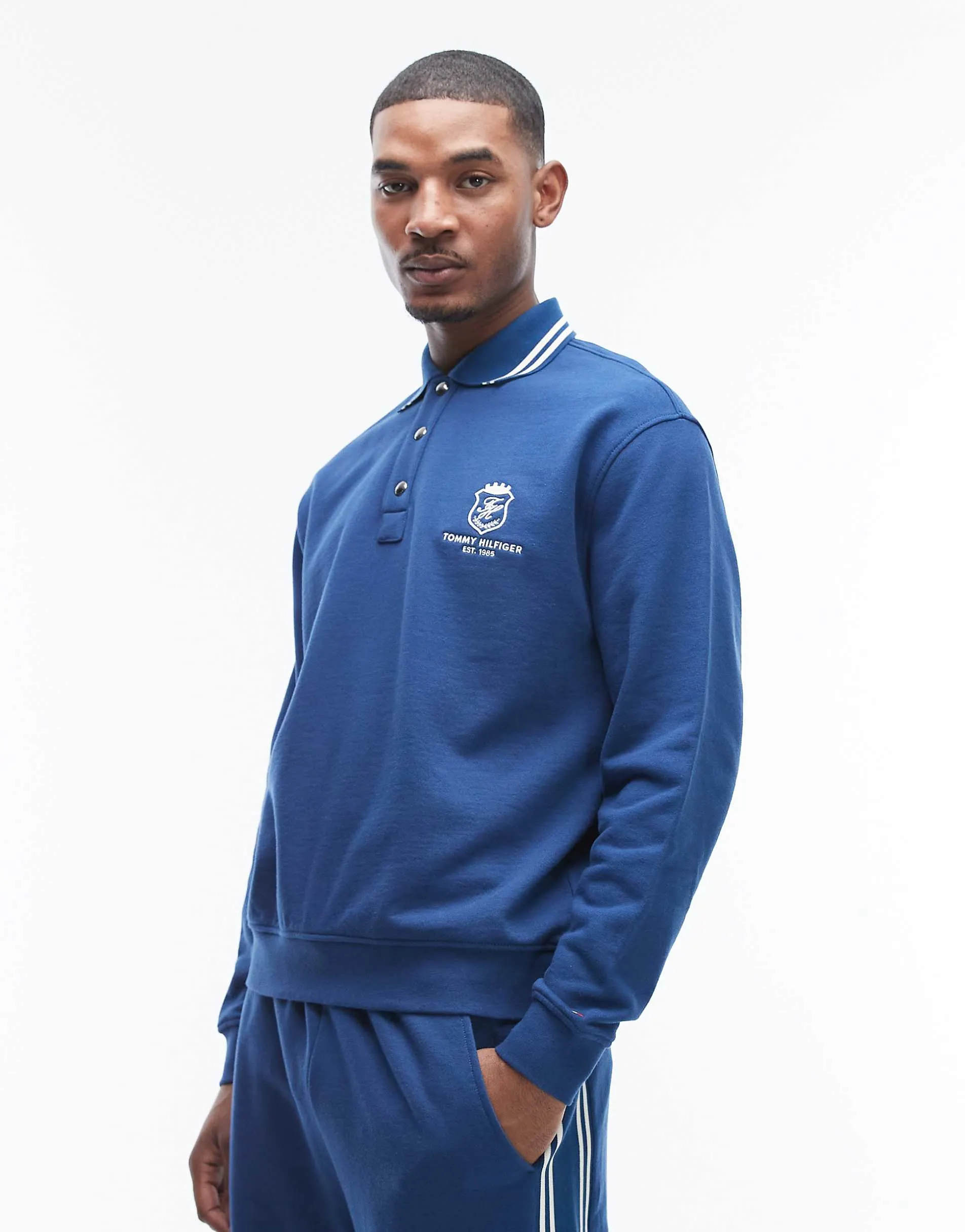 Tommy Hilfiger country club rugby shirt in blue (part of a set)