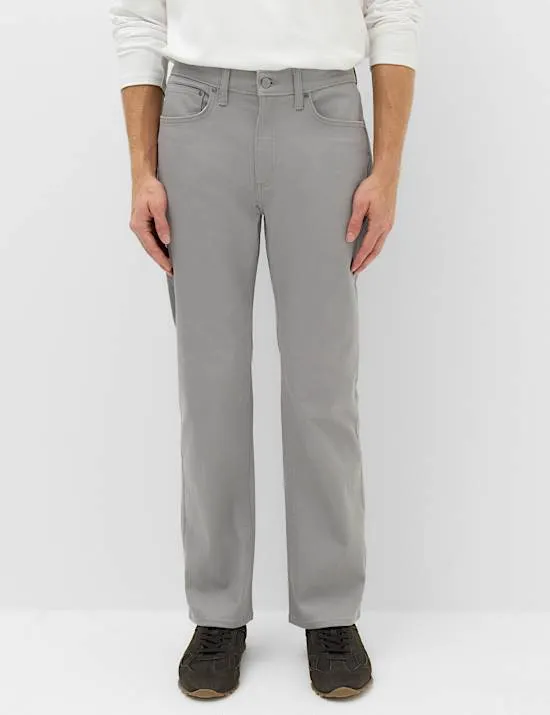Gerade geschnittene Stretch-Jeans