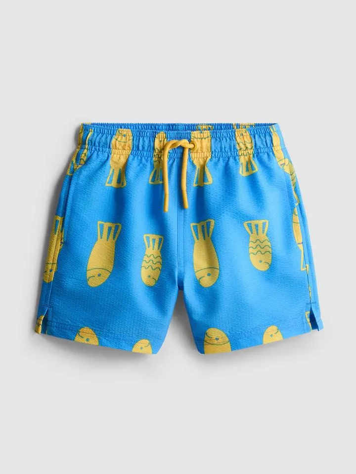 18 mois–9 ans | Shorts de bain à motif poisson