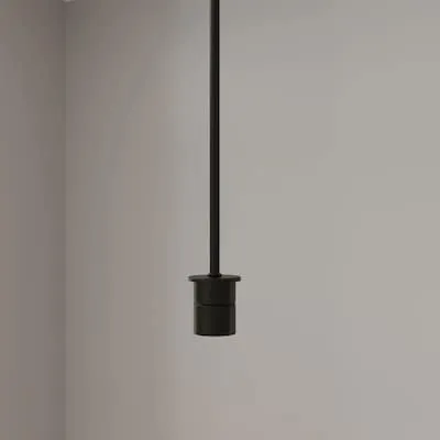 Hartland 1 -Light Noble Bronze Farmhouse Seeded glass Jar Mini Hanging Pendant Light