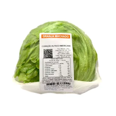 alface americana coração bandeja