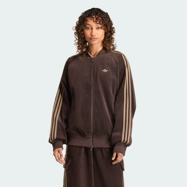 CORDUROY SST OVERSIZED TRACK TOP