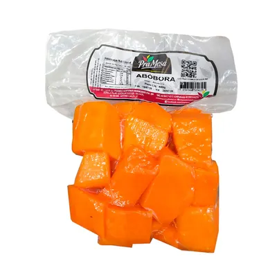 abóbora em cubos pramesa pacote 400g