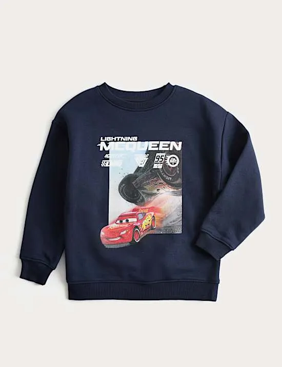 Sweatshirt mit hohem Baumwollanteil und Disney Cars™-Motiv (3–8 Jahre)