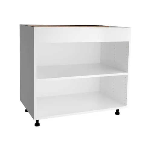 Hampton Bay 36 in W x 30 H x 24 D Assembled Kitchen Sink Base Cabinet, White (BS36)