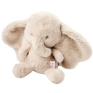 Peluche éléphant - Fanfan - Sable - 30 cm