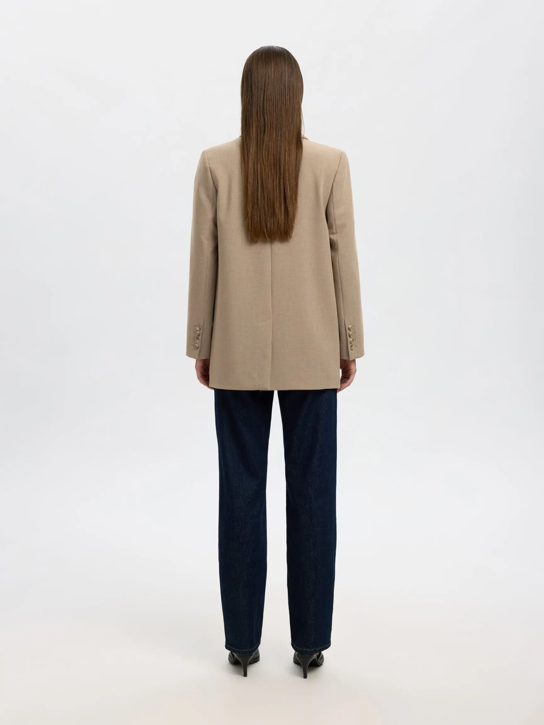 VISKOSEBLANDING AVSLAPPET BLAZER