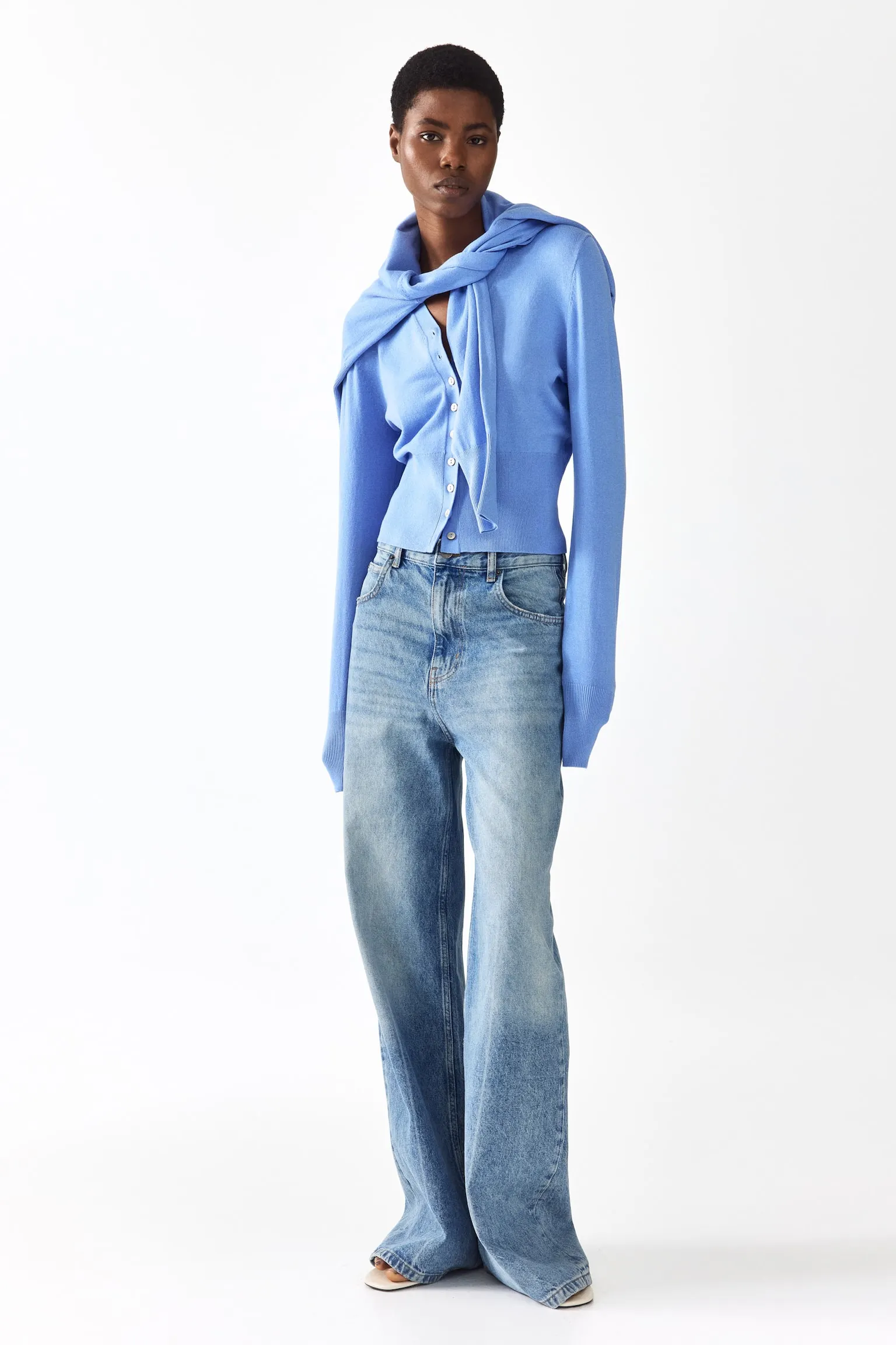 Cárdigan en tejido fino