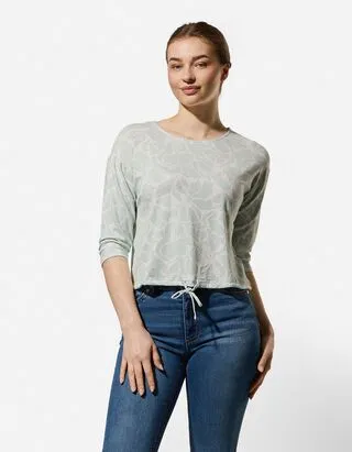 Maglia - Con nodi - Beige