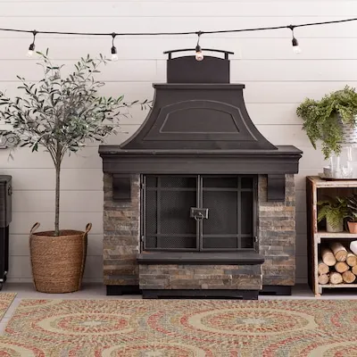 Ottomanson Non-Slip Stair Mat 5 Pack 1 x 3 (ft) Loomed Rubber Black Square Edge Rectangular Indoor/Outdoor Geometric House Wahable Pet Friendly Stair tread rug 5