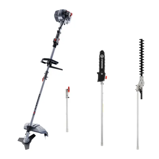 Decespugliatore a scoppio 2 tempi 25.4 cm³ in alluminio STERWINS PBC1-26L-AB.21Z impugnatura a d con lama in acciaio a 3 denti