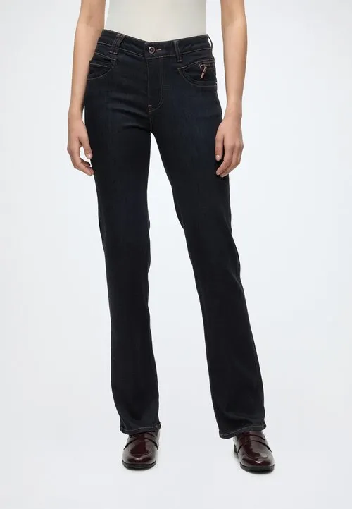 CARLA NAOMI DELUXE - Jeans straight leg - dark blue