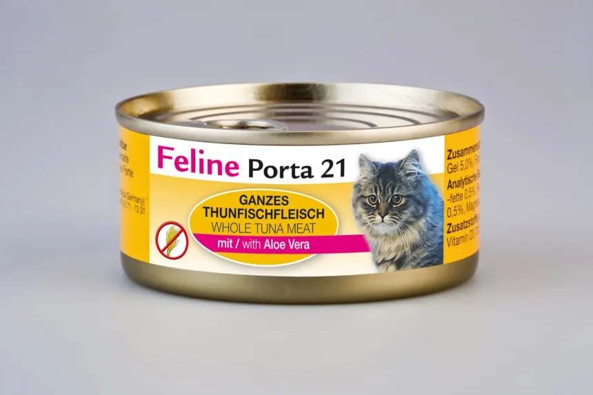 Porta 21 Cat Tuna With Aloe Vera in Gel 156g