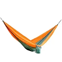 Hamaca Para Camping Nylon Verde 280 x 140 cm