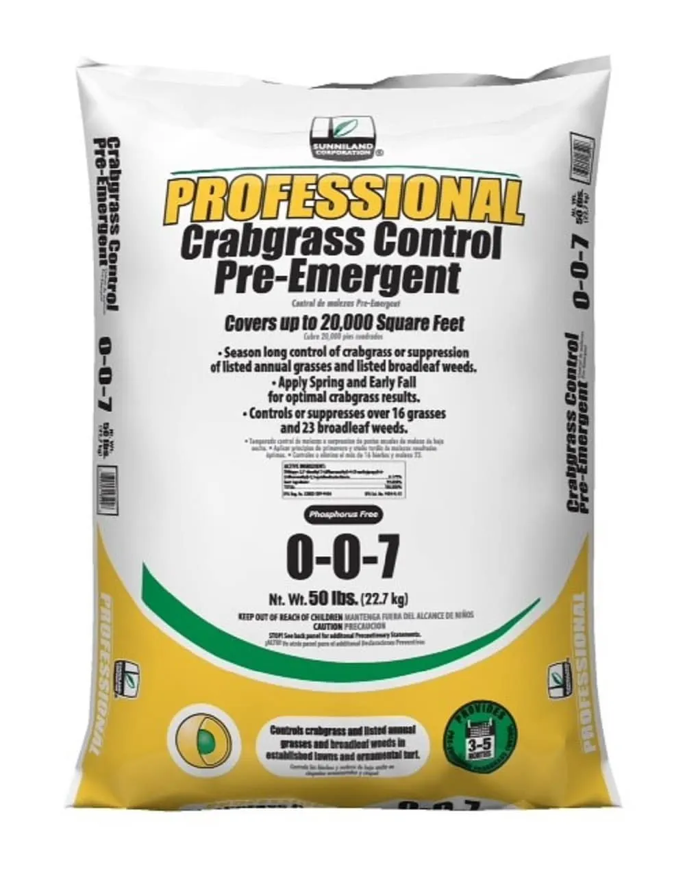 50-lbs. 20000-sq ft Pre-Emergent Crabgrass control