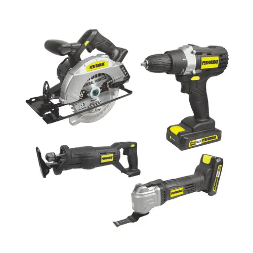 Performax® 20-Volt Cordless 4-Tool Combo Kit