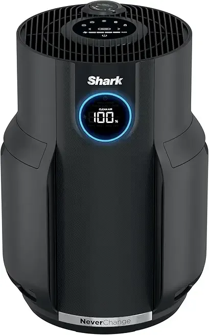 Shark Air Purifier for Home, NeverChange, for Large Room, HEPA-Exceeding Filter, Captures Pollutants, Pet Dander, Dust, Odor, Smoke, and More, Odor Neutralizer, HP152, Charcoal