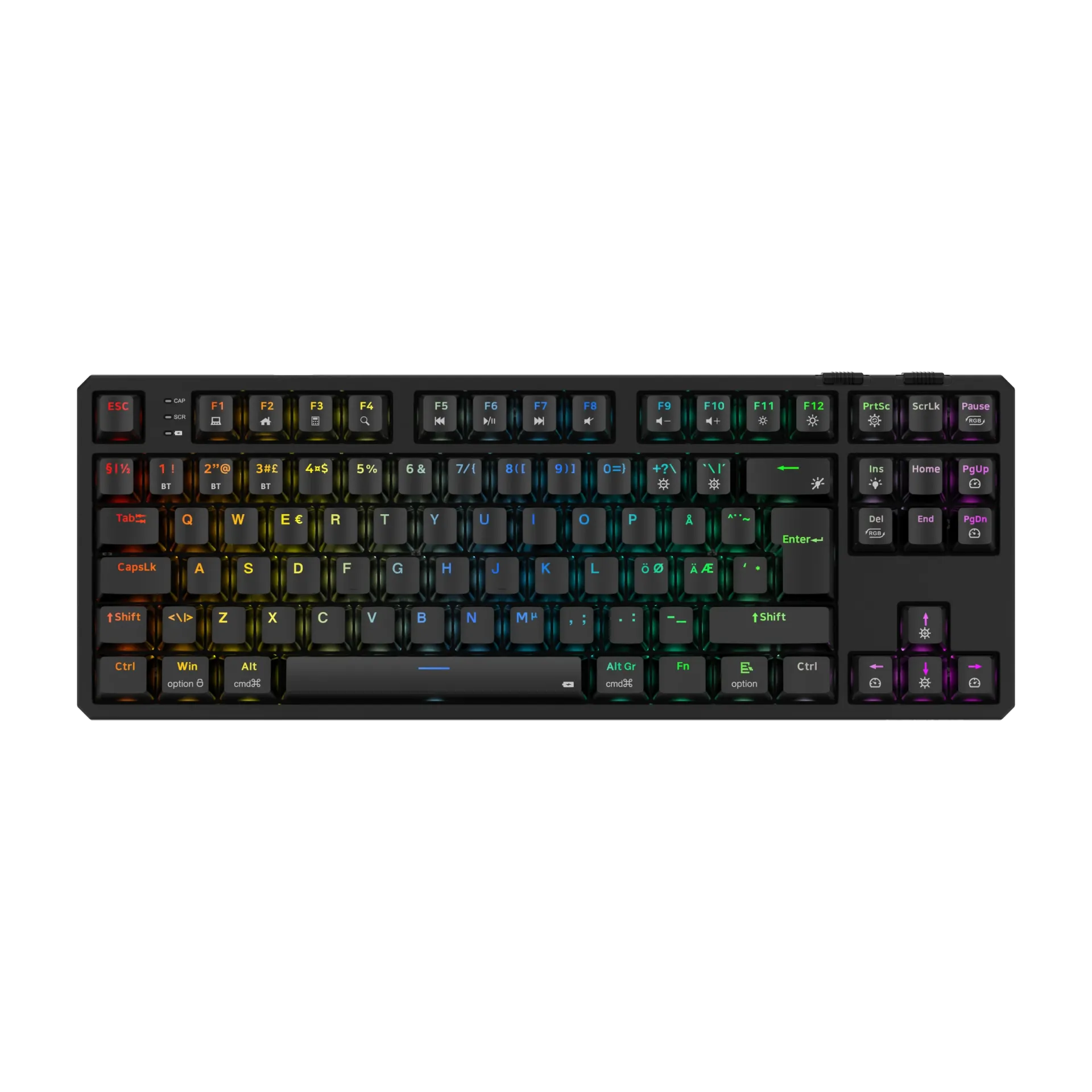 Cepter Cyclops Pro TKL trådløst gamingtastatur, svart