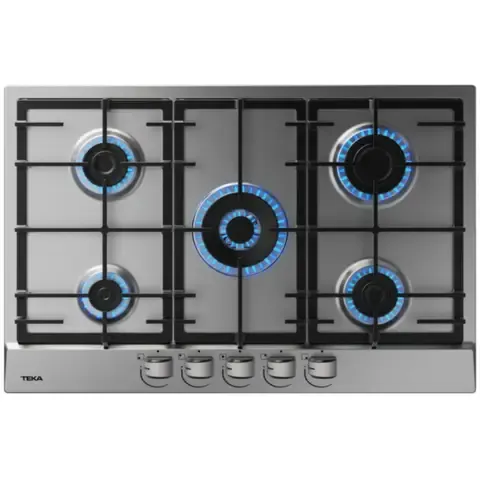 Cocina empotrable Gas Teka GSC 75330 SB IX X5 Quemadores