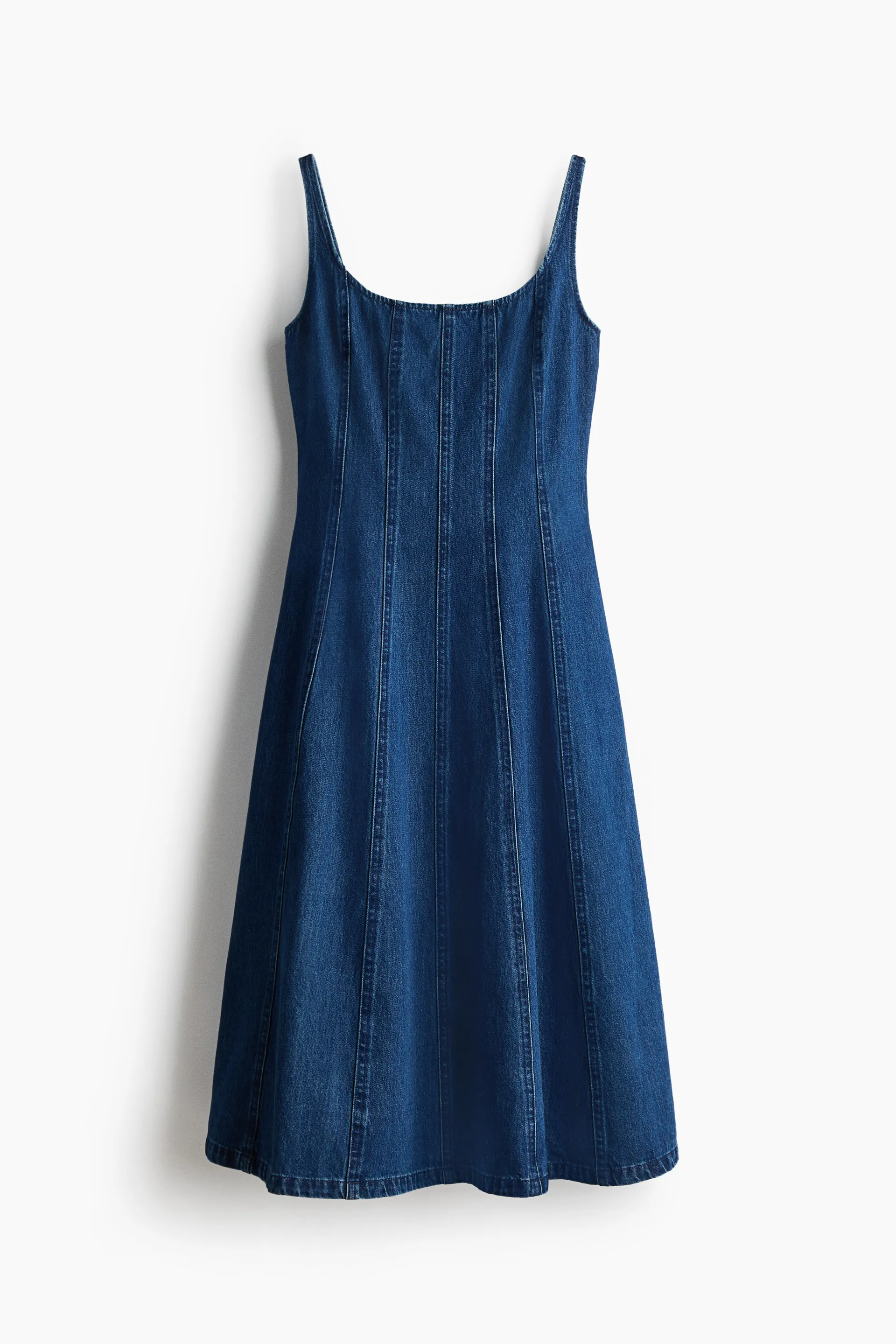 Vestido midi de denim
